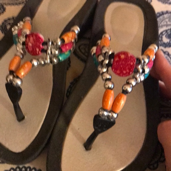 Beaded sandals - Picture 3 of 4